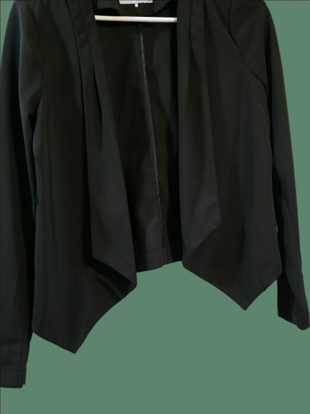 4/$67 Deal! Vero Moda Black Draped Open-Front Blazer